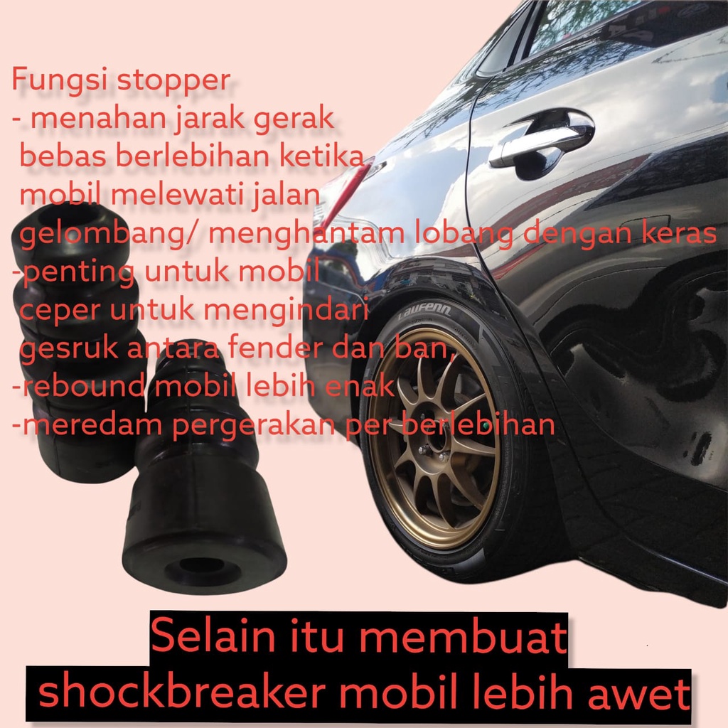 Stopper Shockbreaker Universal bagian belakang isi 2pcs