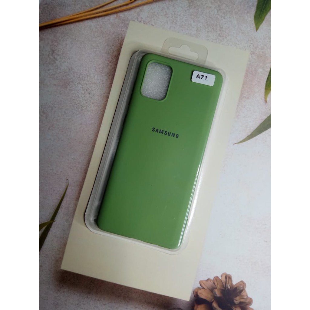 Casing Samsung A71 Ori Silikon Macaron / Dove Candy / Silicone Macaroon Soft Case by WEIKA COD