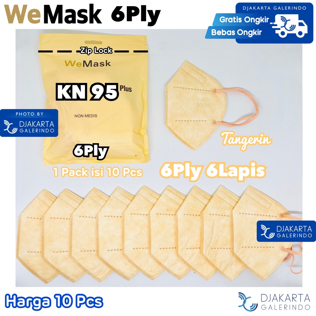 Masker KN95 6Ply WeMask isi 10 Pcs