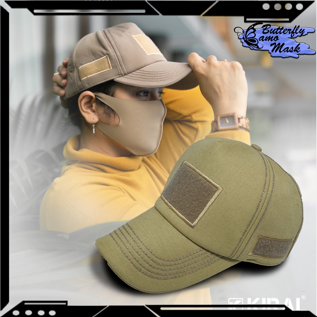 Topi Baseball Distro Branded Pria Velcro Bordir Kualitas Premium Hat Impor Cap Casual Cowok Original