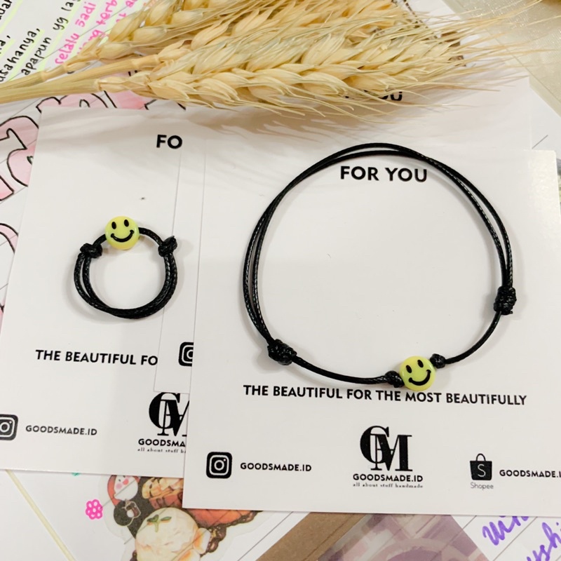 CINCIN SMILE / GELANG SMILE ( 1 SET )