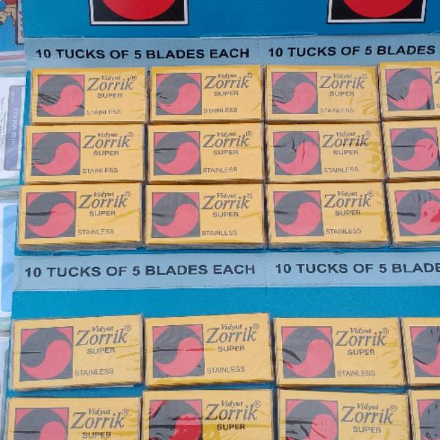 PISAU CUKUR ZORRIK/SILET ZORRIK TAJAM/ASLI/SUPER PLATINUM