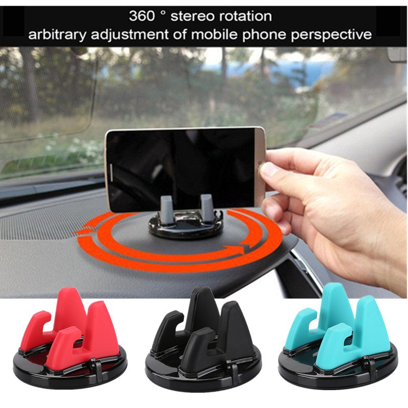 Silicone Anti Slip Mat Mount Stands Car Phone Holder