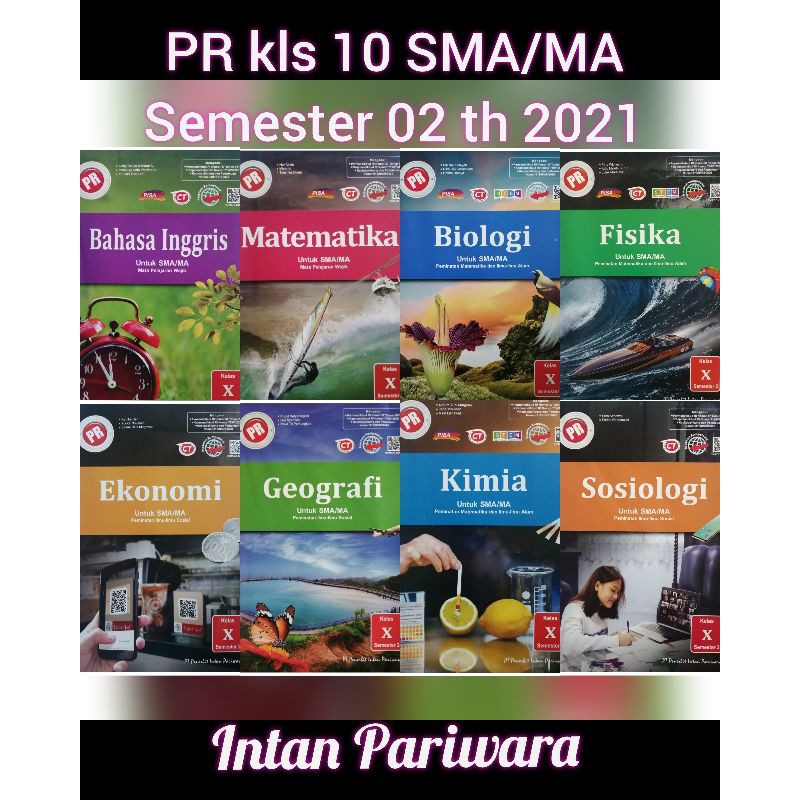 Buku PR kelas 10 SMA MA Semester 2 Intan Pariwara Shopee