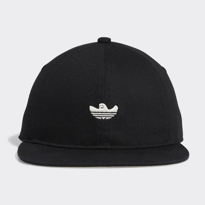 Topi Adidas ORIGINALS X SHMOO SIX-PANEL CAP Snapback Black ORIGINAL