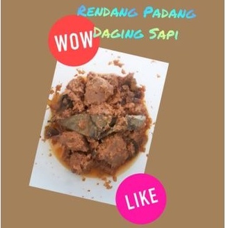 

Rendang daging sapi. dengan bumbu segar. 500gr