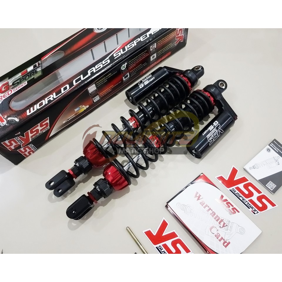 Shock Shockbreaker YSS G Sport Black Red Series 430mm Honda Forza 250