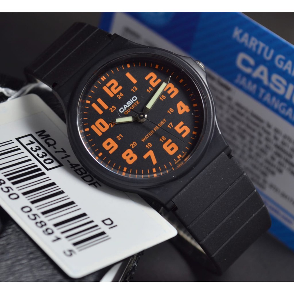 Jam Casio MQ 24 Original Analog Unisex ( Free Box dan Baterai Cadangan )