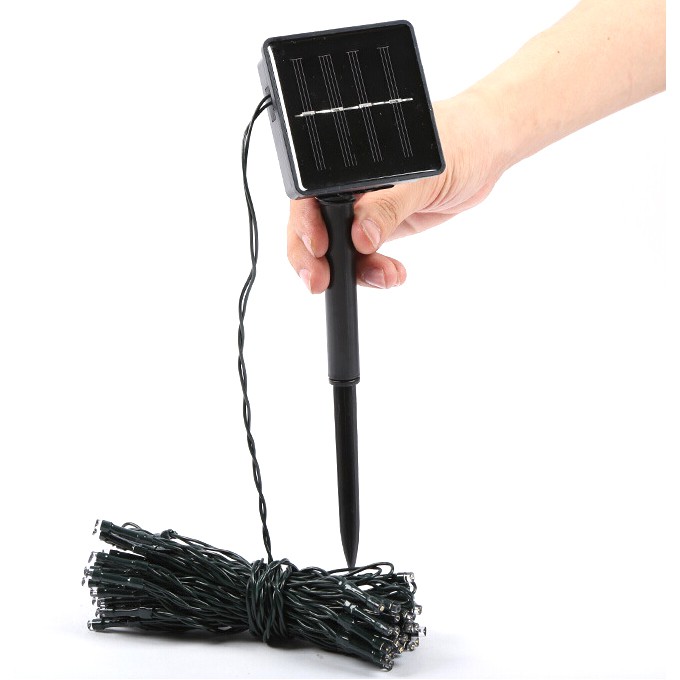 TaffLED Solar Powered Decoration Light 100 LED Lampu Hias Taman 12 Mtr