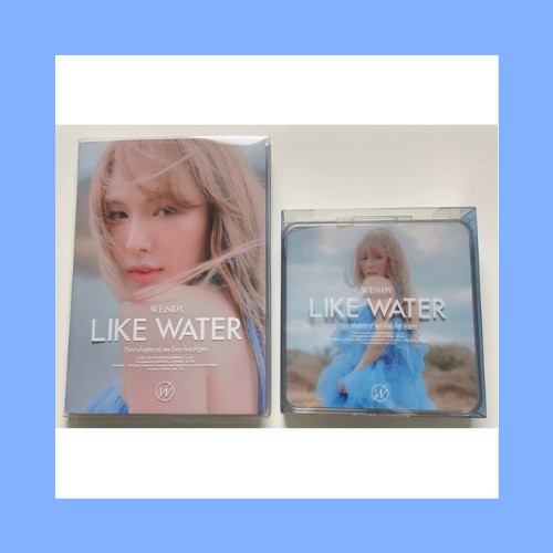 RED VELVET WENDY LIKE WATER MINI ALBUM VOL. 1 CASE / PHOTOBOOK - WENDY ALBUM OFFICIAL - KPOP ALBUM