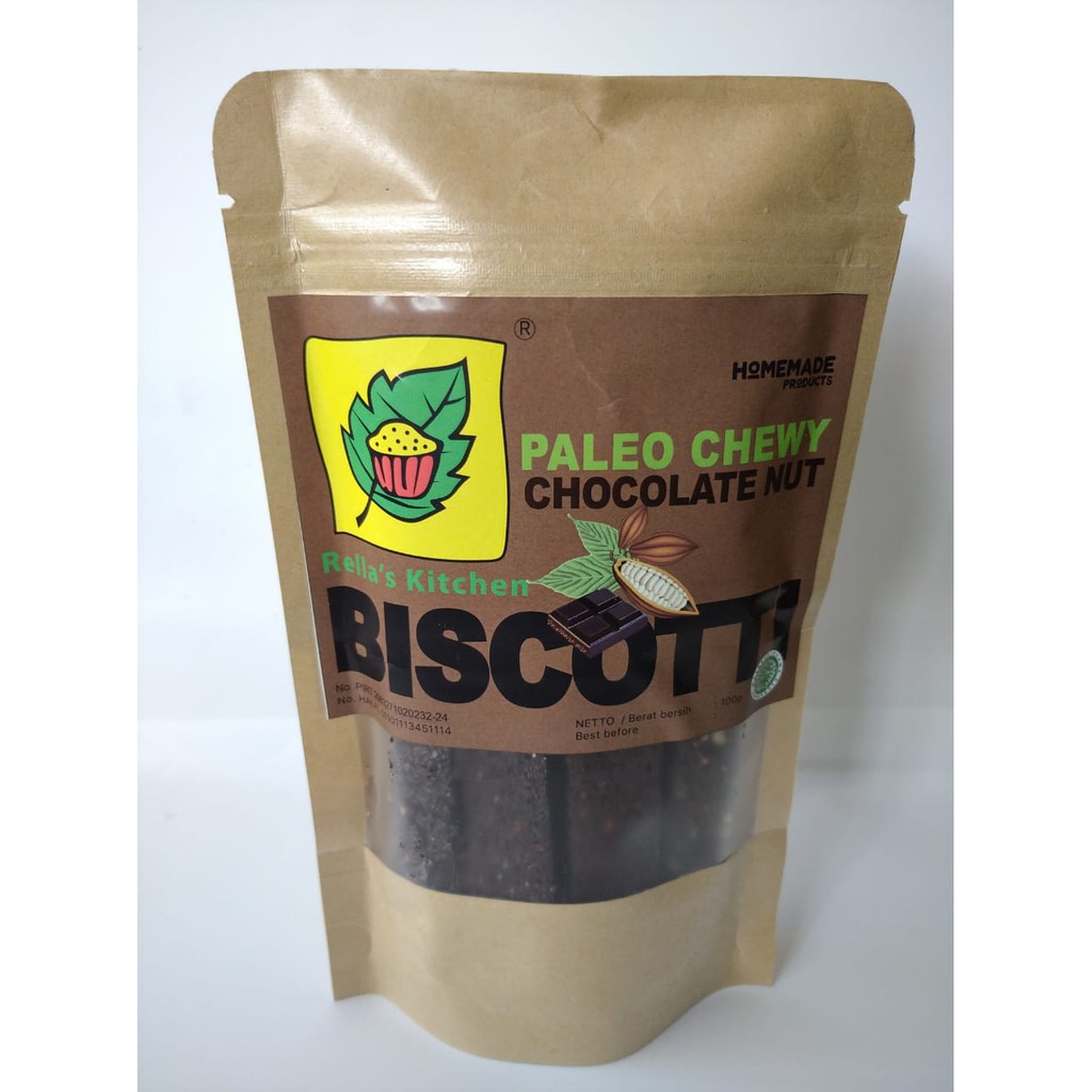 

Rella's Kitchen Paleo Chewy Chocolate Bisoctti / Healthy Snack / Snack Sehat / Camilan Sehat