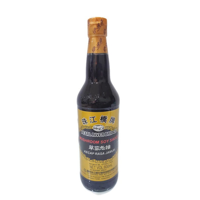 

PRB Mushroom Soy Sauce Kecap Rasa Jamur Botol 600ml Kecap Asin 600 ml 600gr Gram
