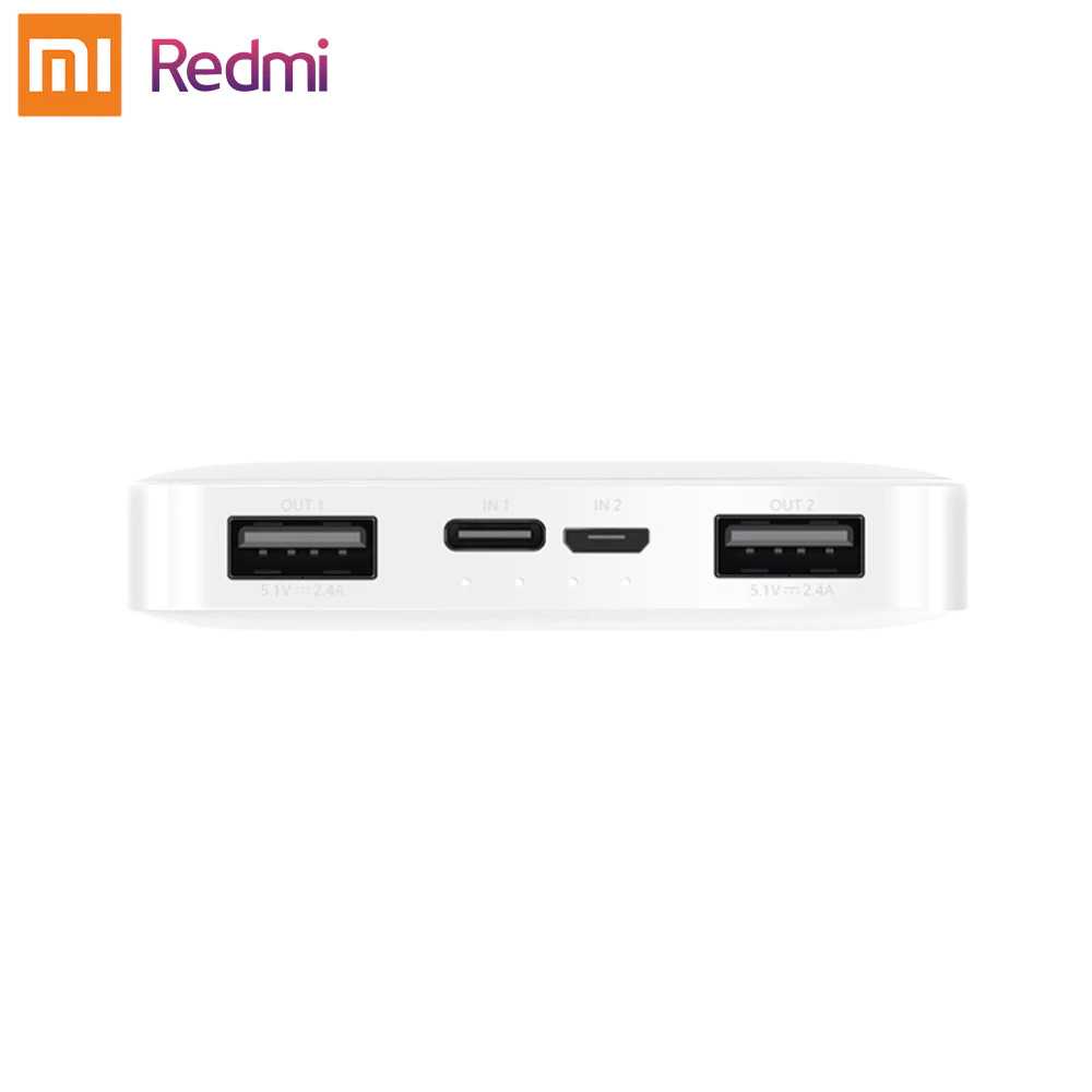 Xiaomi Redmi Power Bank Quick Charge 2 Port 10000mAh - PB100LZM-Putih