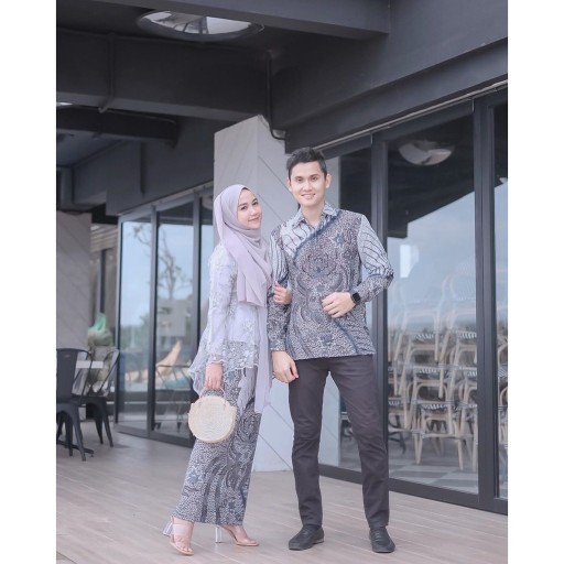 Shopashop Solo Batik Kebaya Couple Aziza Tulle Mutiara