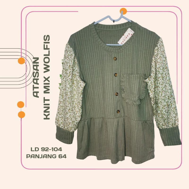 ATASAN CARISSA/TUNIK CARISSA