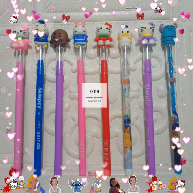 

Pensil Bensia Cabut isi 12 pcs karakter Random