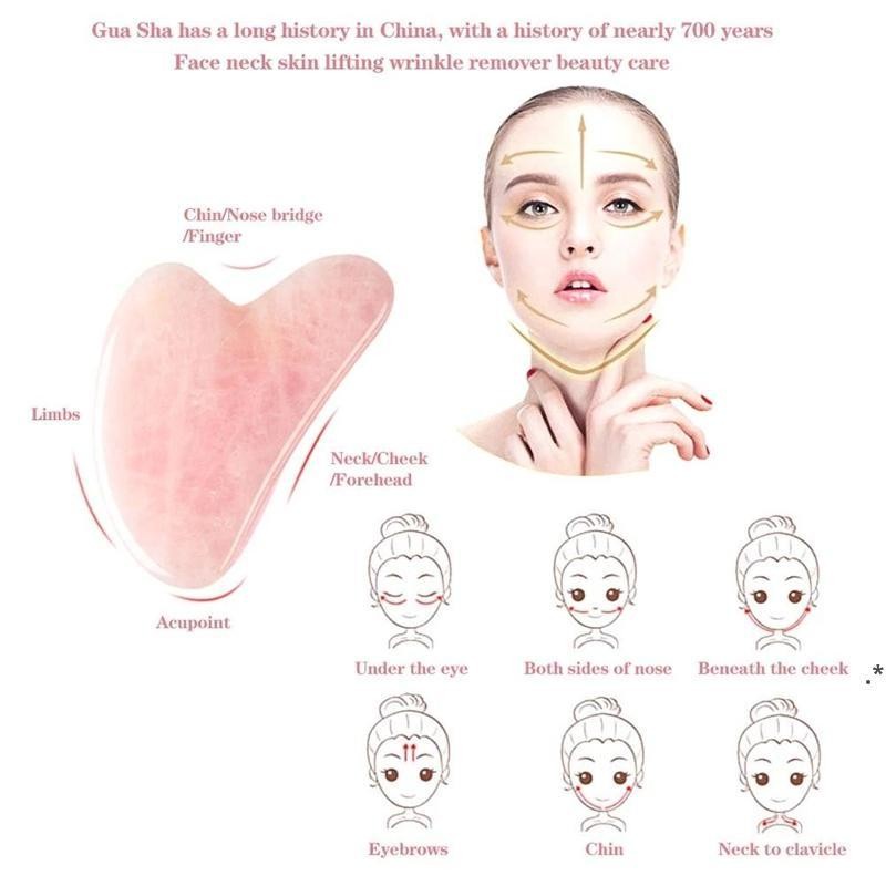 Gua Sha Face Gua Jade Acupressure Beauty Board Alat Face Lifting