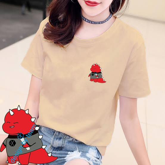 YOURSTYLE1119 - KAOS DINO KARAKTER BAJU KAOS WANITA DISTRO UNISEX OVERSIZE PRIA JUMBO CASUAL KEKINIAN