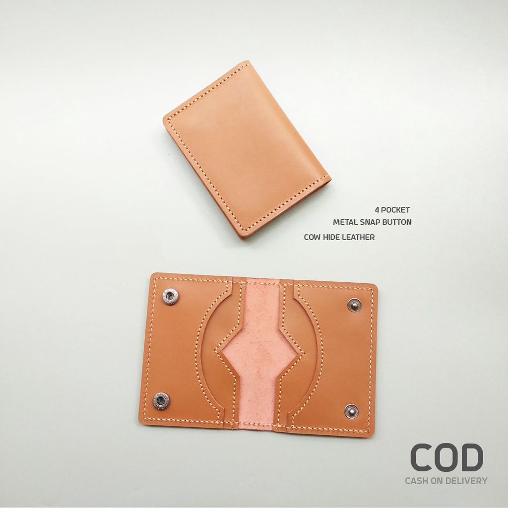 Dompet Kartu Kulit Asli Card Holder Promo Unisex