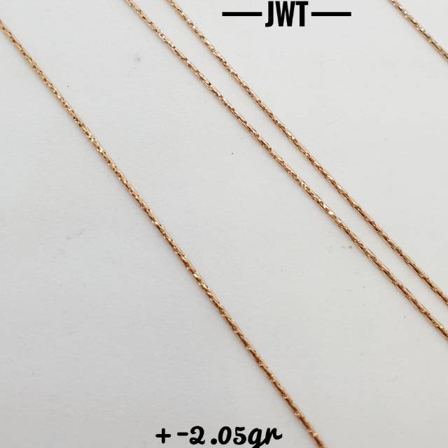 KALUNG EMAS PENDEK MODEL ITALY AQUILA