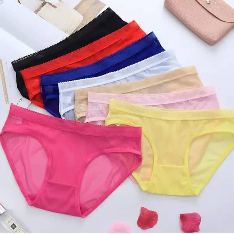 Desecrettz Panties #011 Celana Dalam Wanita Sexy Bahan Spandex Model Bikini Panty / Cheeky Panty