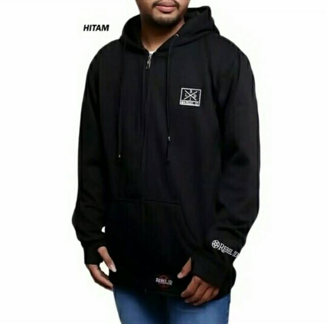 Jaket Sweater Hoodie DISKON Rebel ID