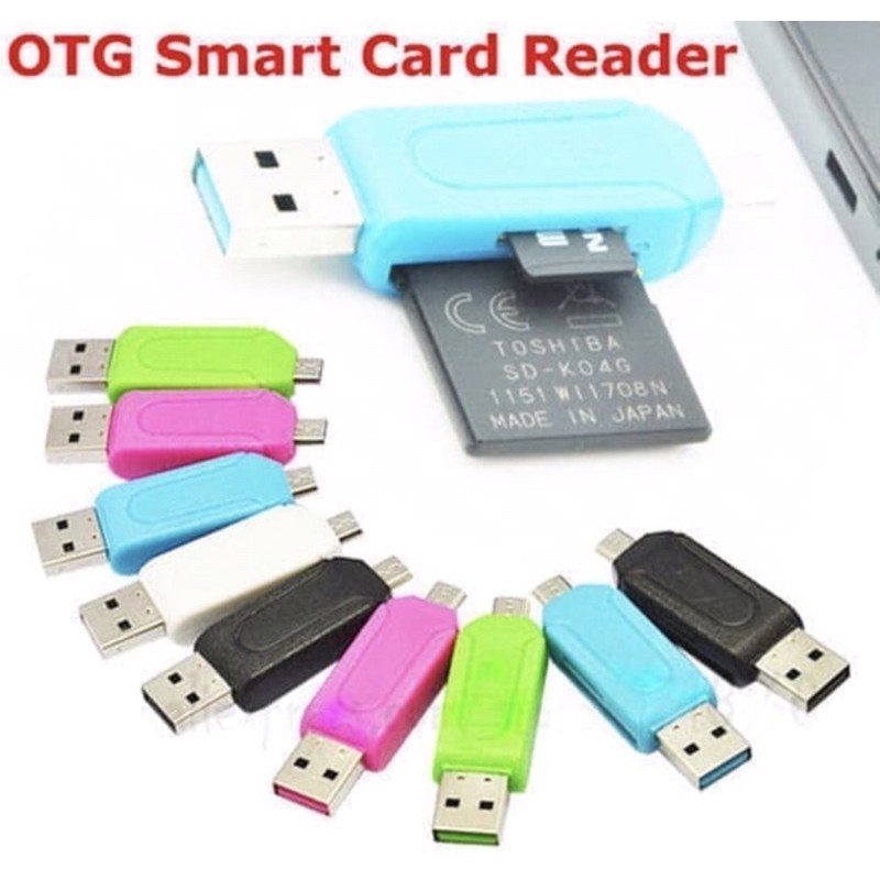 Card Reader 2 Slot OTG For Micro SD OTG