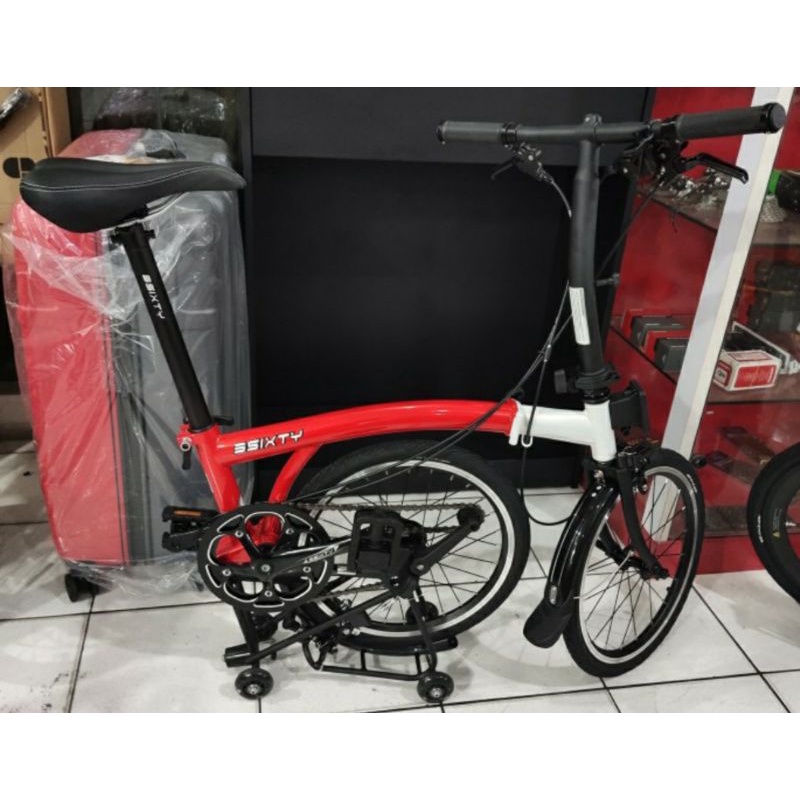 sepeda 3sixty merah putih