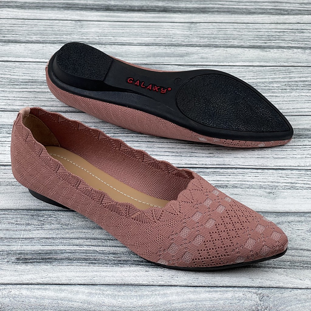 Sepatu Wanita Flatshoes Rajut Impor LC13 - CLARENZO