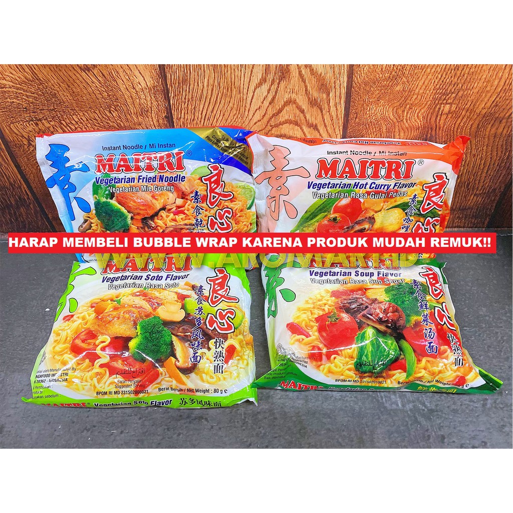 Maitri Vegetarian Noodle/Mie Vegetarian