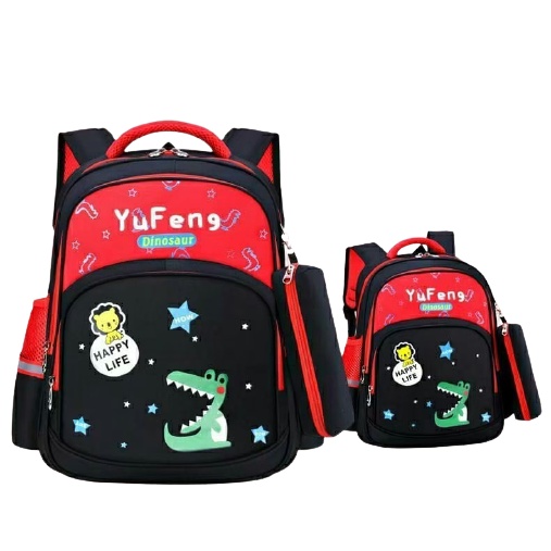 Ransel anak tas sekolah anak yufeng dinosaurus backpack dino ransel anak perempuan laki laki 2in1