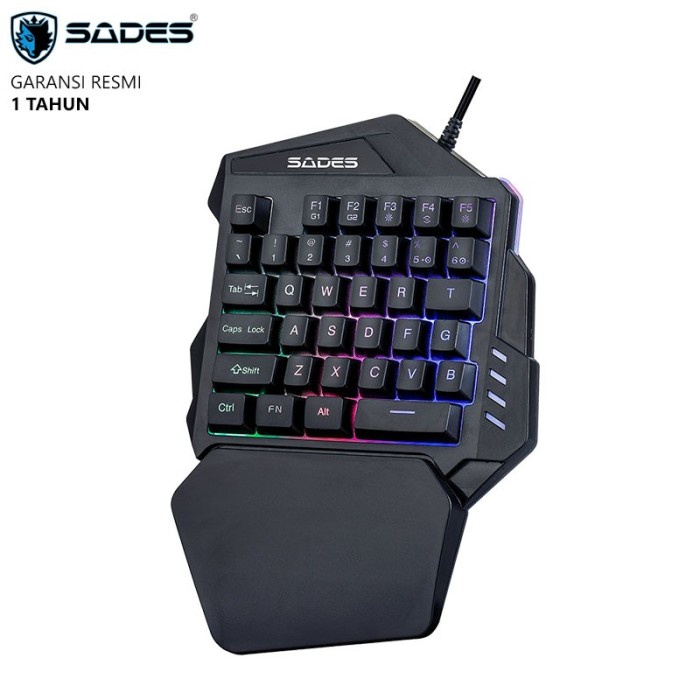 Keyboard Sades Revolver TS-36 Keyboard Gaming Single Hand