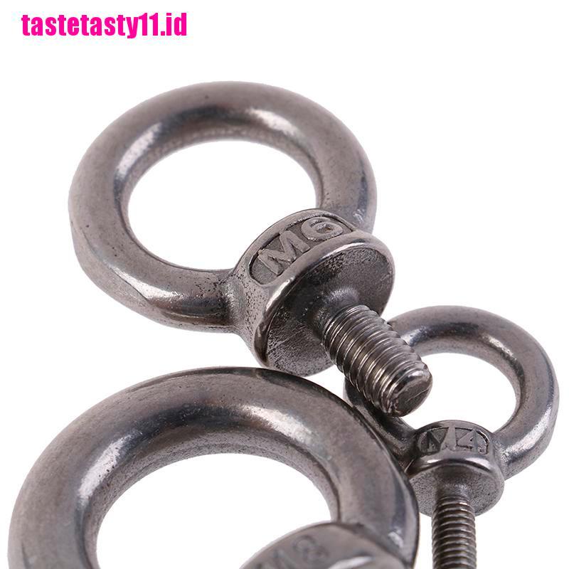 1 Pc Sekrup Cincin Loop Lubang Pengangkat Bahan 304 Stainless Steel Untuk Marine