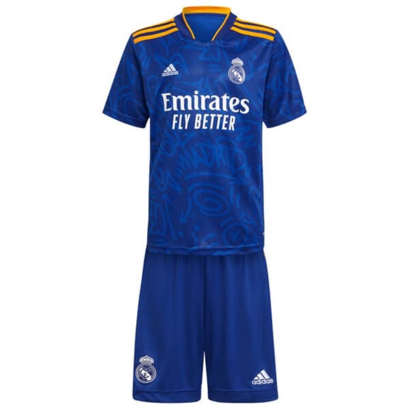Jersey Real Madrid Away Kids Anak Anak Terbaru 2021/2022 Grade Ori Import