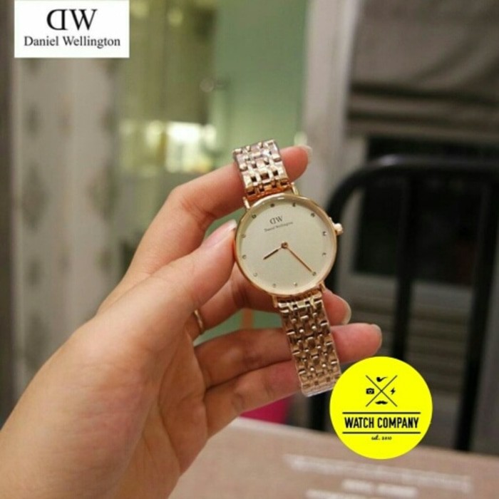 Jam Tangan Wanita / Jam Tangan Cewek / DW Clara / Stainless Rosegold
