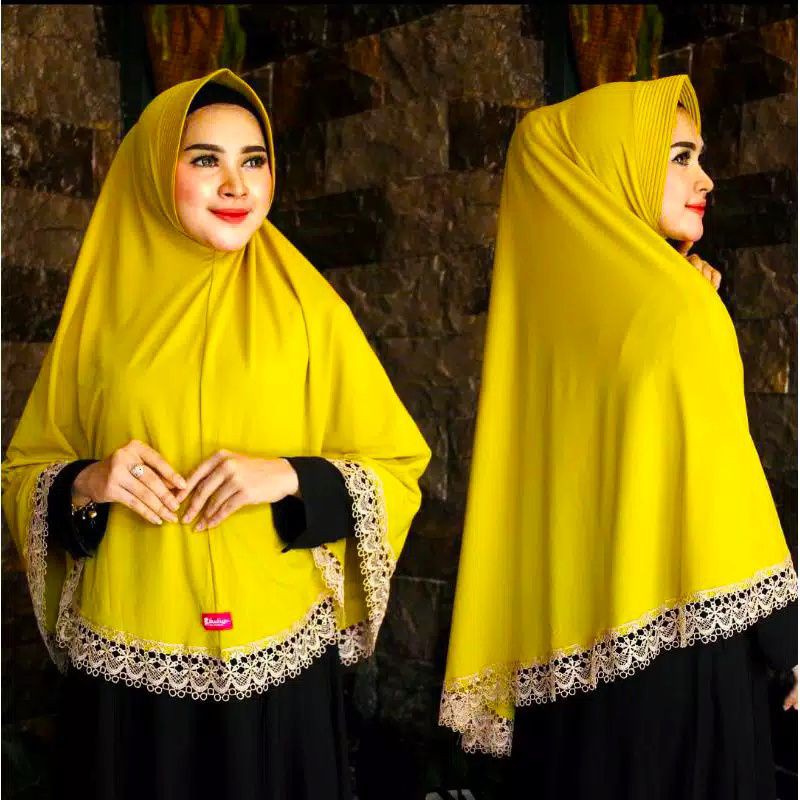 HIJAB RENDA SYARI/HIJAB JUMBO BAHAN JERSY