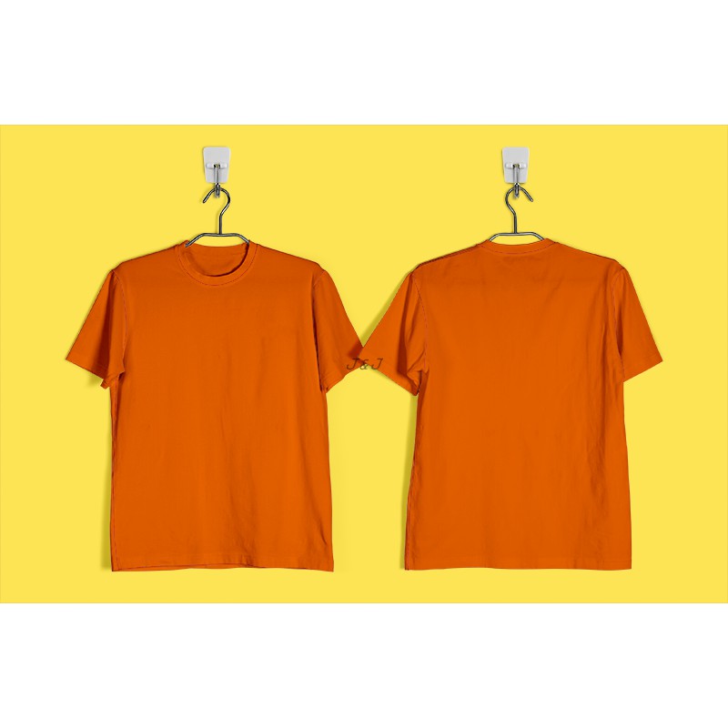 30 Ide Kaos  Polos  Warna Orange  Imtopsty Turvy