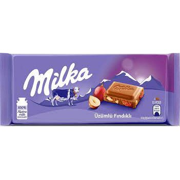 

MILKA HAZELNUT KISMIS (Milka Üzümlü Fındıklı Çikolata )