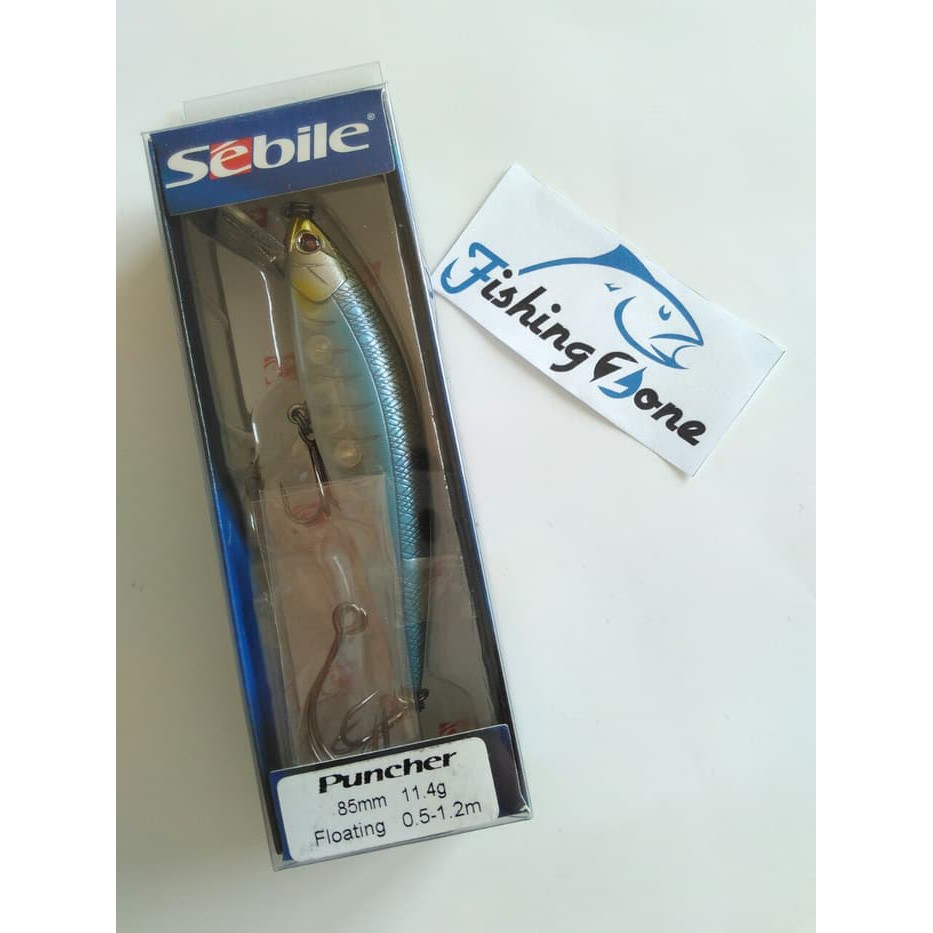 Termurah Sebile PUNCHER 85 Floating 85mm/11.4g Color Transp Blue