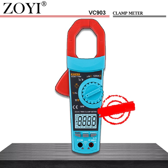 Zoyi VC Auto Range Clamp Meter Tang Amper Digital Tang Ampere