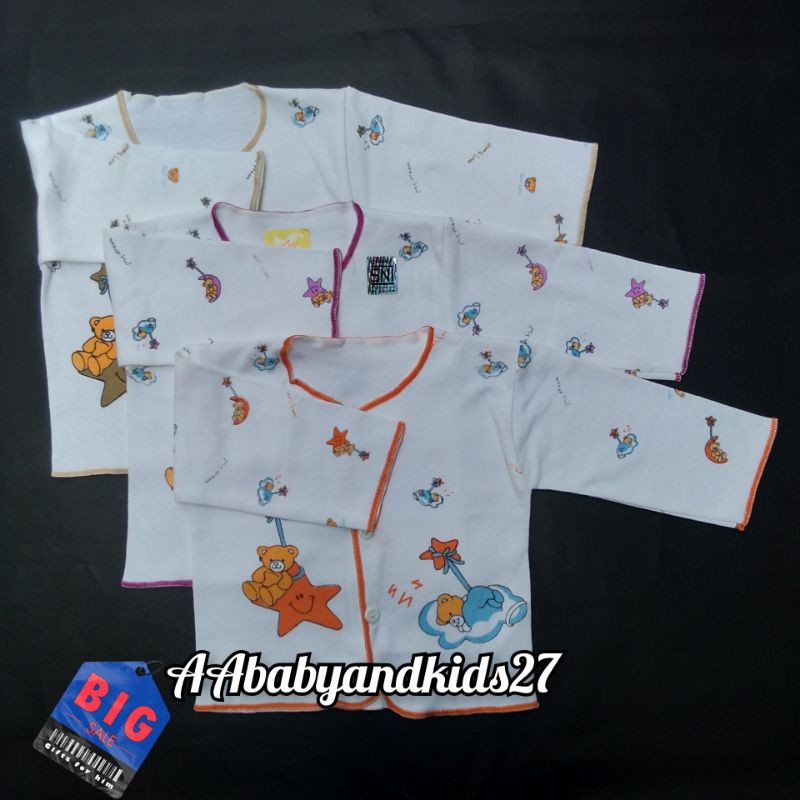 Baby Life 3PC Baju Bayi Lengan Panjang Newborn Lembut Dan SNI