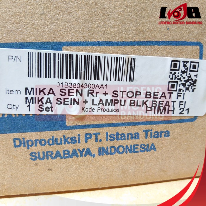 Win Mika Sen Beat Fi + Kaca Lampu Stop Rem Stoplamp Belakang Bagus