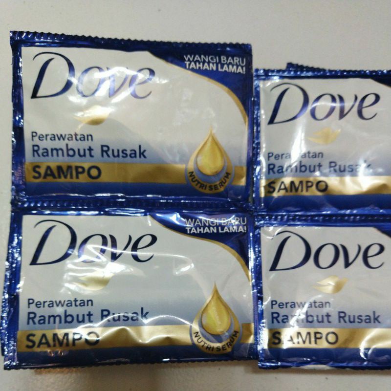 Dove shampo sachet untuk rambut rontok, berketombe, rusak