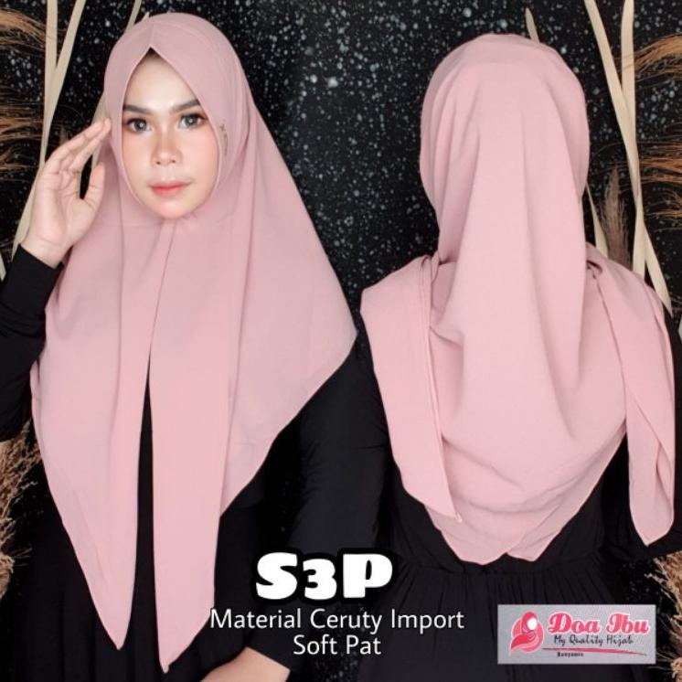 Lagi Tren.. SEGITIGA INSTAN POLOS SOFT PAD ORIGINAL DOA IBU/S3 INSTAN PET POLOS DOI/ORIGINAL DOA IBU