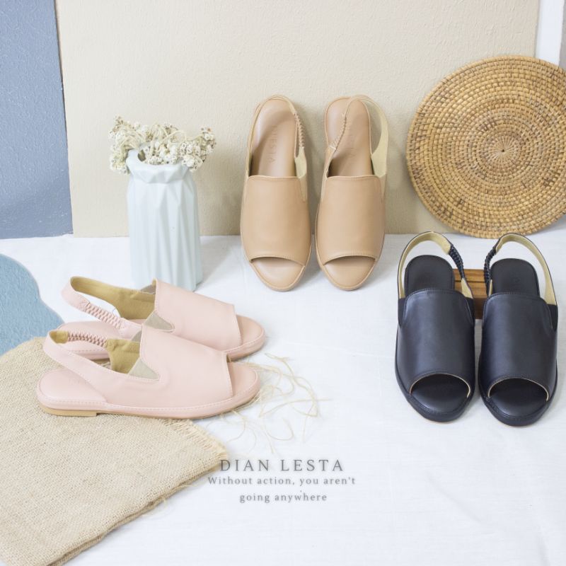 sandal wanita || KIMMY || sandal flat wanita/ sandal wanita terbaru/ sandal wanita kekinian By DLESTA.ID