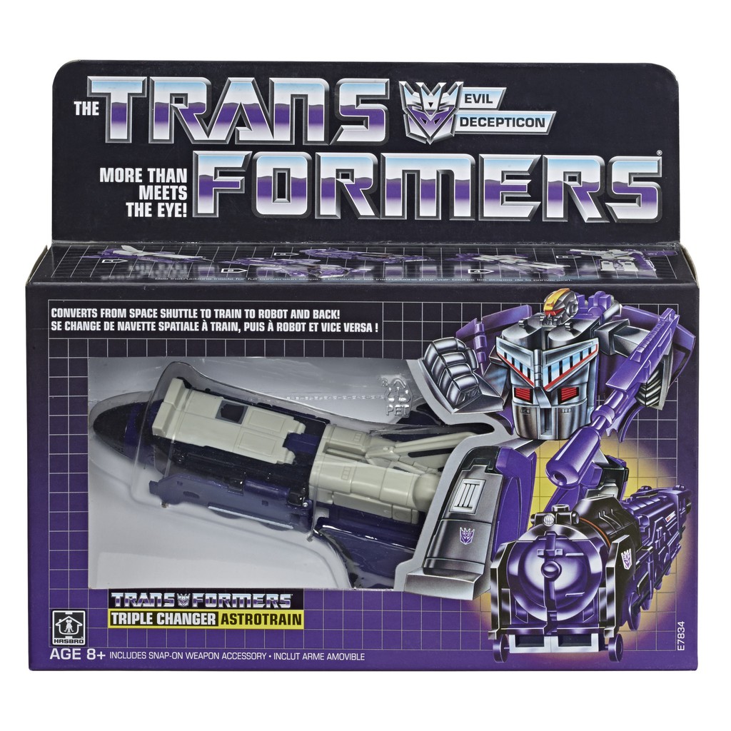 TRANSFORMERS Vintage G1 Triple Changer Astrotrain Figure