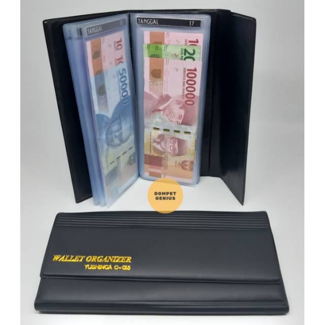 DOMPET WALLET ORGANIZER HITAM DOMPET PRIA DOMPET 