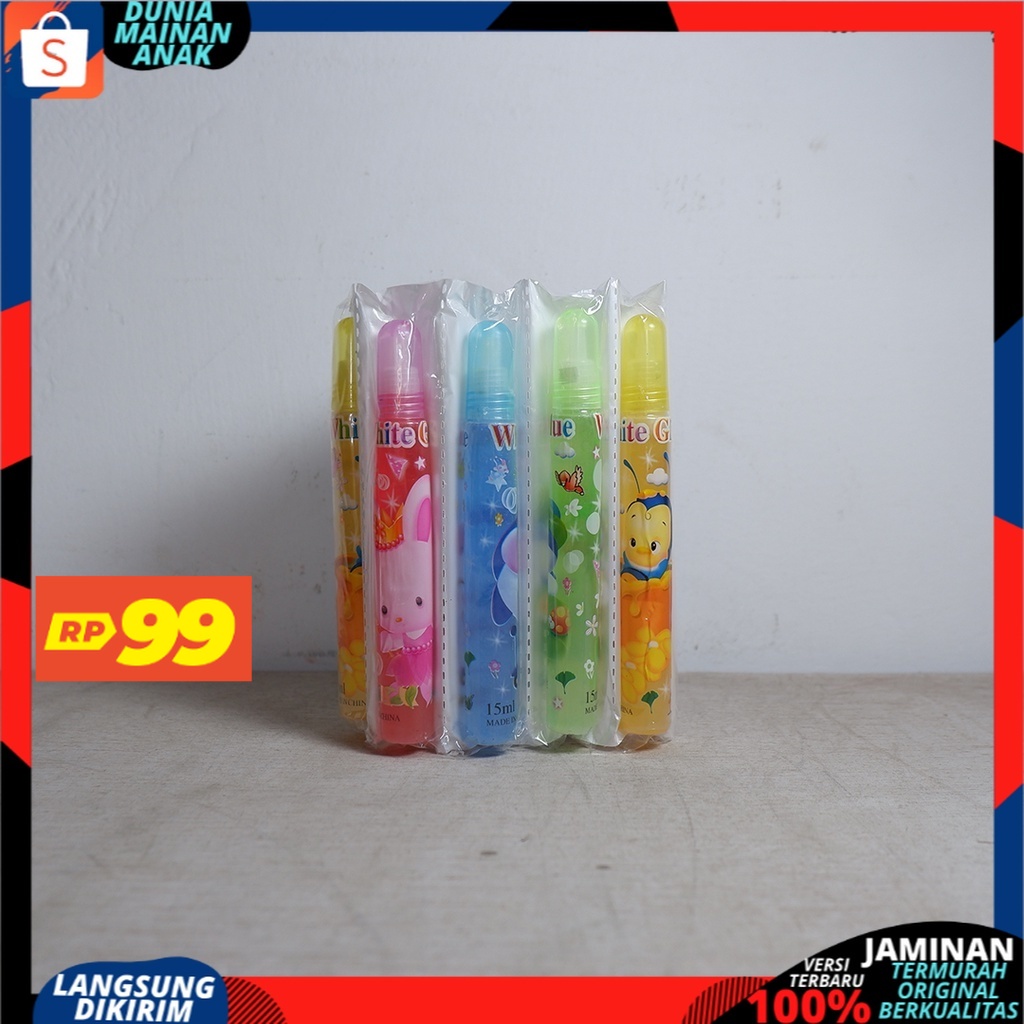 ( PROMO 99 ) lem Kertas glue renteng cair 15 ml lem kertas water glue  perekat