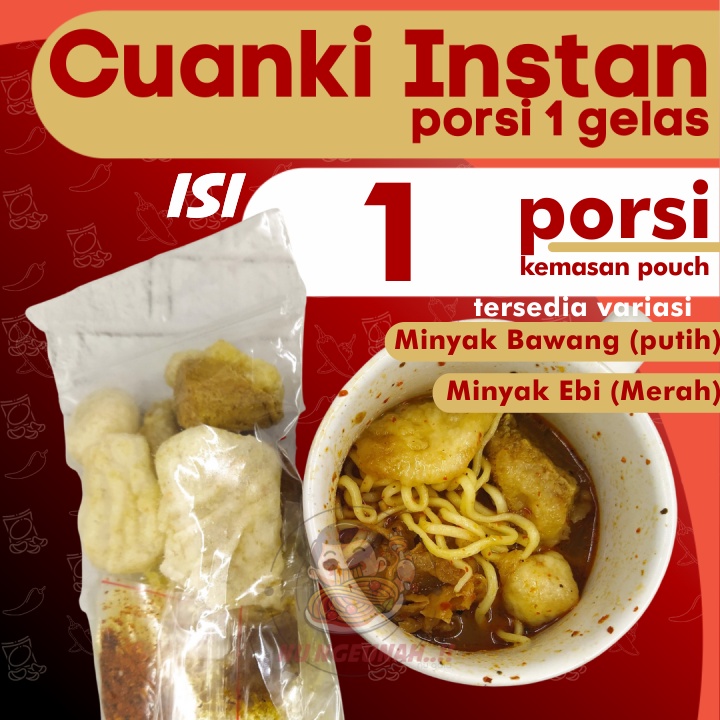 

Cemilan Cuanki Instan porsi 1 GELAS by GaiaRasa