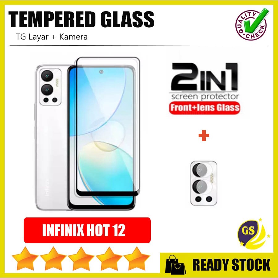 Tg Tempered Glass Infinix Note 30 30i 30 PLAY 11 NFC Note 11 Pro NOTE 12 VIP HOT 11s NFC Hot 11 Play HOT 12 12i 12 Play 2022 10 9 Play 8 Smart 6 5 4 Full Cover + Anti Gores Kamera Full Cover